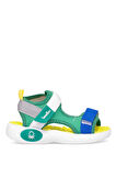 Benetton BN-1406 Patik Erkek Çocuk Düz Sandalet Yeşil
