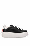 Lufian 121230031 Marcella Kadın Hakiki Deri Klasik Sneaker Siyah