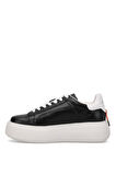 Lufian 121230031 Marcella Kadın Hakiki Deri Klasik Sneaker Siyah