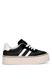 Lufian 121230025N Angela Kadın Hakiki Deri Klasik Sneaker Siyah