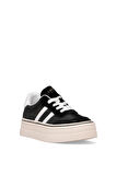 Lufian 121230025N Angela Kadın Hakiki Deri Klasik Sneaker Siyah