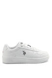 U.S. Polo Assn. A102021403 5F Coster 5PR Kadın Klasik Sneaker Beyaz