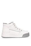 Guja 25K334 Kadın Hakiki Deri Sneaker Bot Gri