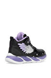 Pepino FK25-2040 Patik Kız Çocuk Sneaker Bot Siyah - Lila