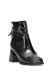 Guja 25K415-1 Kadın Hakiki Deri Topuklu Bot Siyah