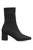 Elit PM08 K1783 Kadın Topuklu Bot Siyah