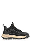 Marcomen 152-22203 Erkek Hakiki Deri Sneaker Bot Siyah