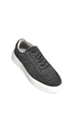 Lufian 112230226 Jaques 25K Erkek Hakiki Deri Klasik Sneaker Gri Koyu