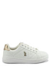 U.S. Polo Assn. A102021411 5F Exxy 5PR Kadın Klasik Sneaker Beyaz