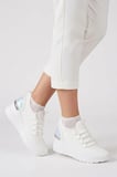 Elit BTFLRFT-607 Kadın Gizli Dolgu Topuklu Klasik Sneaker Beyaz