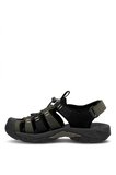 Humtto 152-710445A Erkek Outdoor Sandalet Siyah - Yeşil