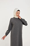 BİSİKLET YAKA UZUN SWEATSHIRT