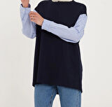 BİSİKLET YAKA SWEATSHIRT