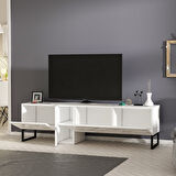 T0016 Kapaklı, Metal Ayaklı, Tv Sehpası