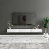 Avalon Duvara Monte TV Sehpası – 140 cm, Modern Minimal Tasarım, 4 Renk Seçeneği ile Şık ve Fonksiyonel TV Ünitesi