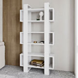 Milano Kitaplık, Raflı Kitaplık, Kütüphane, Çalışma Odası, Ev-Ofis