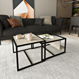 Batı 2'li Orta Sehpa Takımı – Modern Tasarım, Fonksiyonel Kullanım