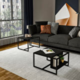 Batı 2'li Orta Sehpa Takımı – Modern Tasarım, Fonksiyonel Kullanım