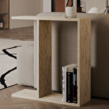 Lotus Modern Yan Sehpa – Kitaplıklı ve Dekoratif Tasarım