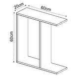 Lotus Modern Yan Sehpa – Kitaplıklı ve Dekoratif Tasarım