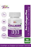 Pro Kolajen Plus Tip 1, 2 Ve 3 Kolajen, Vitamin C, Biotin Ve Çinko Içeren 90 Tablet