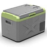 Icepeak Prag Kompresörlü Buzdolabı 30 Litre-GRİ-YEŞİL
