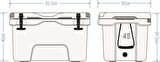 Icepeak Aden Buzluk 45 Litre