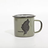 FreeCamp Campers Emaye Mug 350ml Yeşil