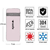 Igloo Squid Termos 410ml-PEMBE