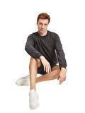 Galatasaray Erkek Basic Sweatshirt E241235