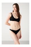 Solena Halka Detaylı Düz Renk Bikini