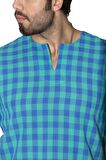 Kısa Kol Şile Bezi Bisiklet Yaka Erkek T-Shirt Min