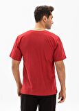 Kısa Kol Şile Bezi Bisiklet Yaka Erkek T-Shirt Kır