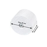 Masa Sandalye Mobilya Koltuk Ayak Yükseltici 6'lı Boy 25 mm Çap 4 Cm Beyaz