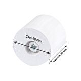 Masa Sandalye Mobilya Koltuk Ayak Yükseltici 6'lı Boy 3 cm Çap 3 cm Beyaz
