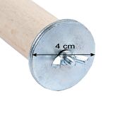 Ahşap Papağan Kuş Tüneği Boy 20 cm Çap 3 cm