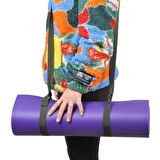 Yoga Matı Pilates Kamp Sandalyesi Plaj Hasırı Taşıma Kemeri Bağlama Askısı  Silindir Taşıma Kayışı