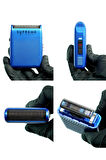 Supreme Trimmer Mavi Solo Tek Folyo Shaver | 7800 RPM Motor, USB-C, Hipoalerjenik Folyo
