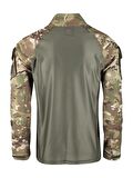 Taktik Kombat Terletmez Fit Kamuflaj Erkek Sweatshirt COMPAT01