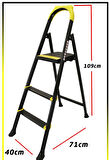 ERTEKPA Leo 2+1 Basamaklı Metal Merdiven