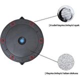 Delta Uluslararası Standart Ebatlarda 62 Cm Çap Bosu Ball Bosu Topu Pilates Denge Aleti (Pompalı)