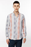 Erkek Kiremit Dynamic Fit Üst Gömlek