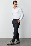 ERKEK SİYAH REGULARFIT / RAHAT KALIP STD PANTOLON