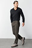 ERKEK KAHVE REGULARFIT / RAHAT KALIP STD PANTOLON
