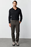 ERKEK KAHVE REGULARFIT / RAHAT KALIP STD PANTOLON