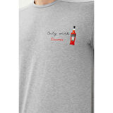 EXUMA ERKEK BASKILI T-SHIRT 1412044