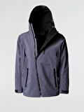 Isaora Asym Jacket Erkek Dark Grey Shell Jacket Isr7010-drg