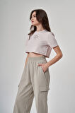 EXUMA KADIN PANTOLON-1523021 KUM
