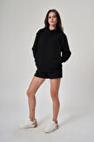Exuma Kadın Siyah Sweatshirt 1529112-SİYAH