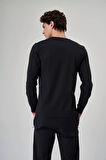 Exuma Erkek Siyah Uzun Kollu Tişört 1512129